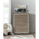 Serenity 5 Drawer Chest, Washed Gray