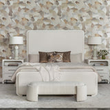 Serenity Upholstered Panel Bed