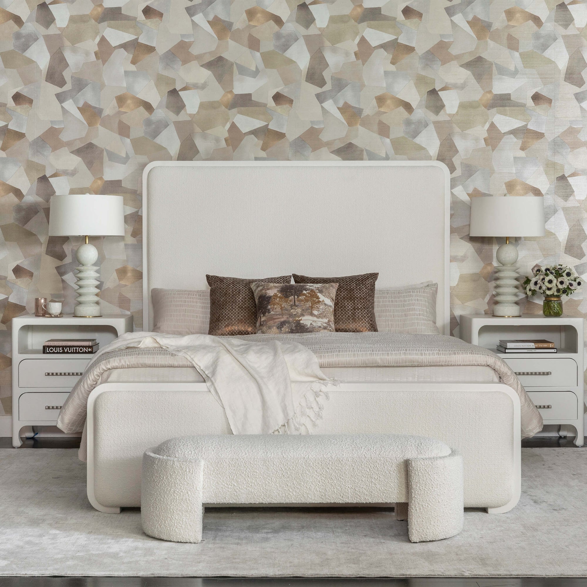 Serenity Upholstered Panel Bed – High Fashion Home