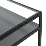 Shadow Box Desk Black-Furniture - Office-High Fashion Home
