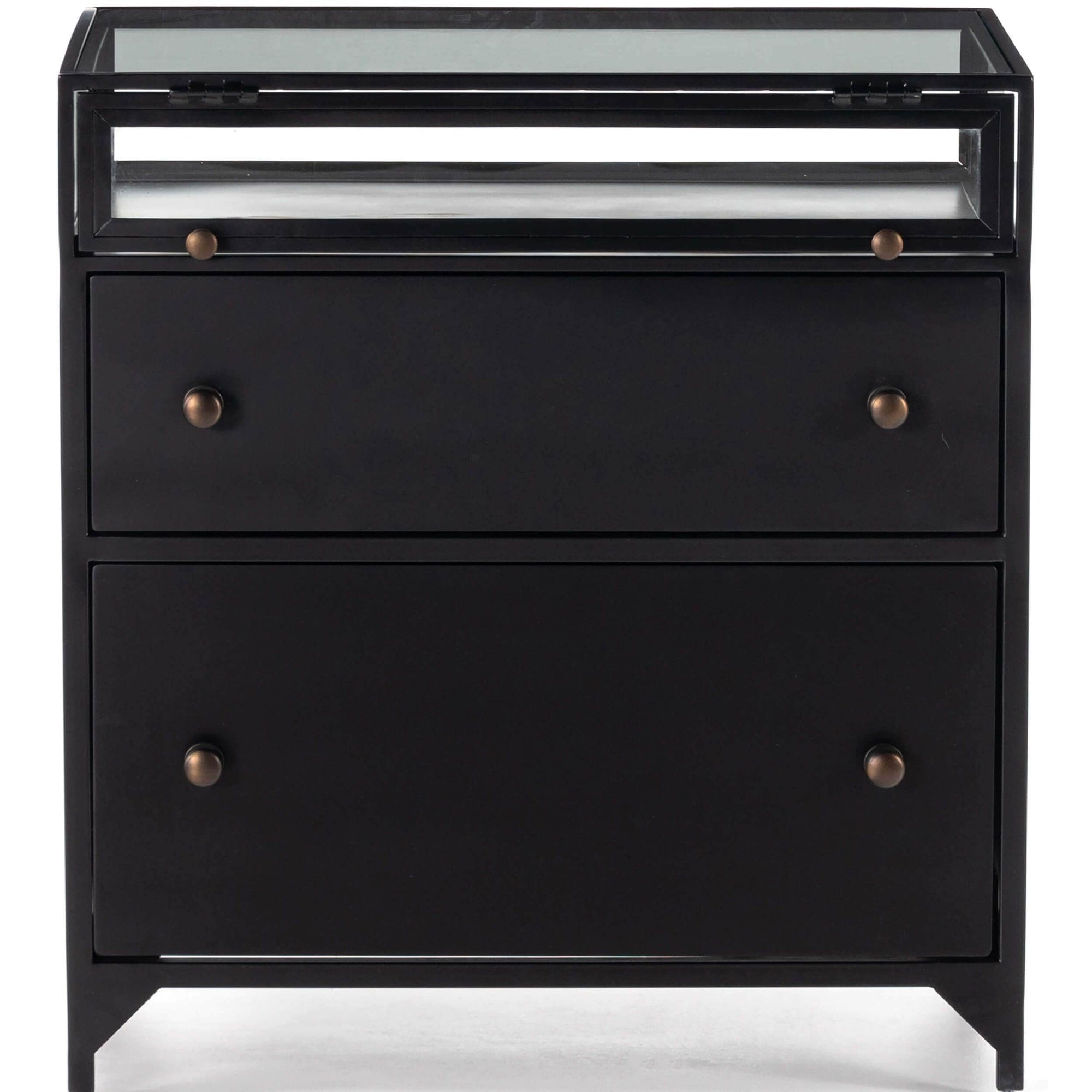 Shadow box nightstand deals