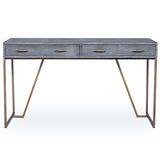 Shagreen Desk, Grey-Furniture - Office-High Fashion Home