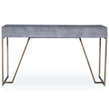 Shagreen Desk, Grey-Furniture - Office-High Fashion Home