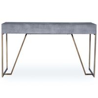 Shagreen Desk, Grey-Furniture - Office-High Fashion Home