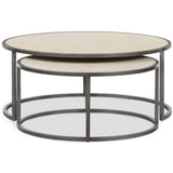 Shagreen Nesting Coffee Table-Furniture - Accent Tables-High Fashion Home