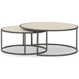 Shagreen Nesting Coffee Table-Furniture - Accent Tables-High Fashion Home