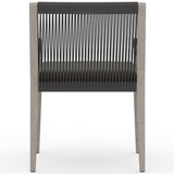 Sherwood Outdoor Arm Chair, Charcoal/Weathered Grey by Four Hands