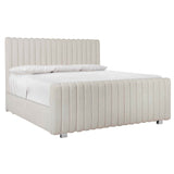 Silhouette Channeled Panel Bed-Furniture - Bedroom-High Fashion Home