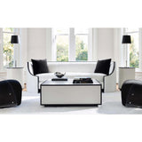 Silhouette Round Accent Table-Furniture - Accent Tables-High Fashion Home