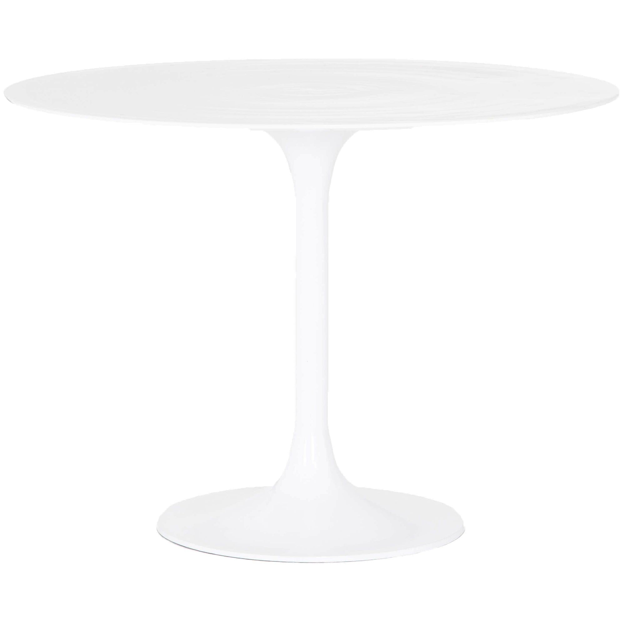 White tulip bistro clearance table
