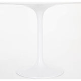Simone Bistro Table, White - Modern Furniture - Dining Table - High Fashion Home