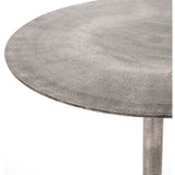 Simone Counter Table, Antique Nickel - Furniture - Dining - High Fashion Home