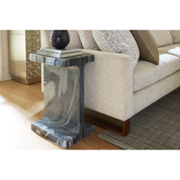 Solitude End Table, Storm Cloud-Furniture - Accent Tables-High Fashion Home
