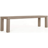 Sonora Outdoor Dining Bench, Washed Brown - Furniture - Chairs - High Fashion Home