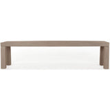 Sonora Outdoor Dining Bench, Washed Brown - Furniture - Chairs - High Fashion Home