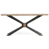 Spider Console Table, Bright Brass Clad - Furniture - Accent Tables - High Fashion Home