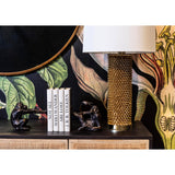 Spiked Table Lamp, Gold