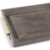 Shagreen Boutique Tray, Square - Accessories - High Fashion Home