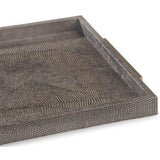 Shagreen Boutique Tray, Square - Accessories - High Fashion Home