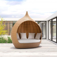 St. Lucia Outdoor Daybed, Natural-Furniture - Sofas-High Fashion Home
