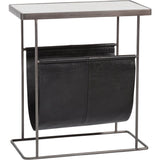 Stanton Accent Table, Aged Obsidian - Furniture - Accent Tables - High Fashion Home