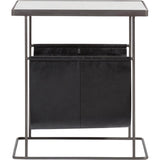 Stanton Accent Table, Aged Obsidian - Furniture - Accent Tables - High Fashion Home