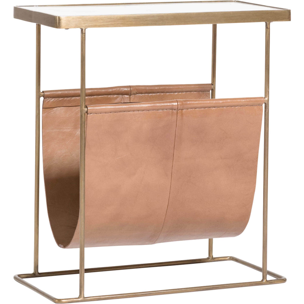 Stanton Accent Table, Tanned Umber - Furniture - Accent Tables - High Fashion Home