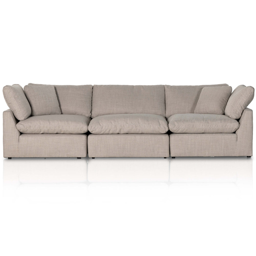 Stevie 3 Piece Sectional, Gibson Wheat