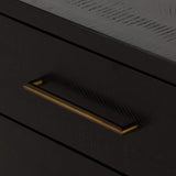 Suki Large Nightstand, Burnished Black by Four Hands