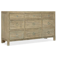 Surfrider 9 Drawer Dresser-Furniture - Bedroom-High Fashion Home