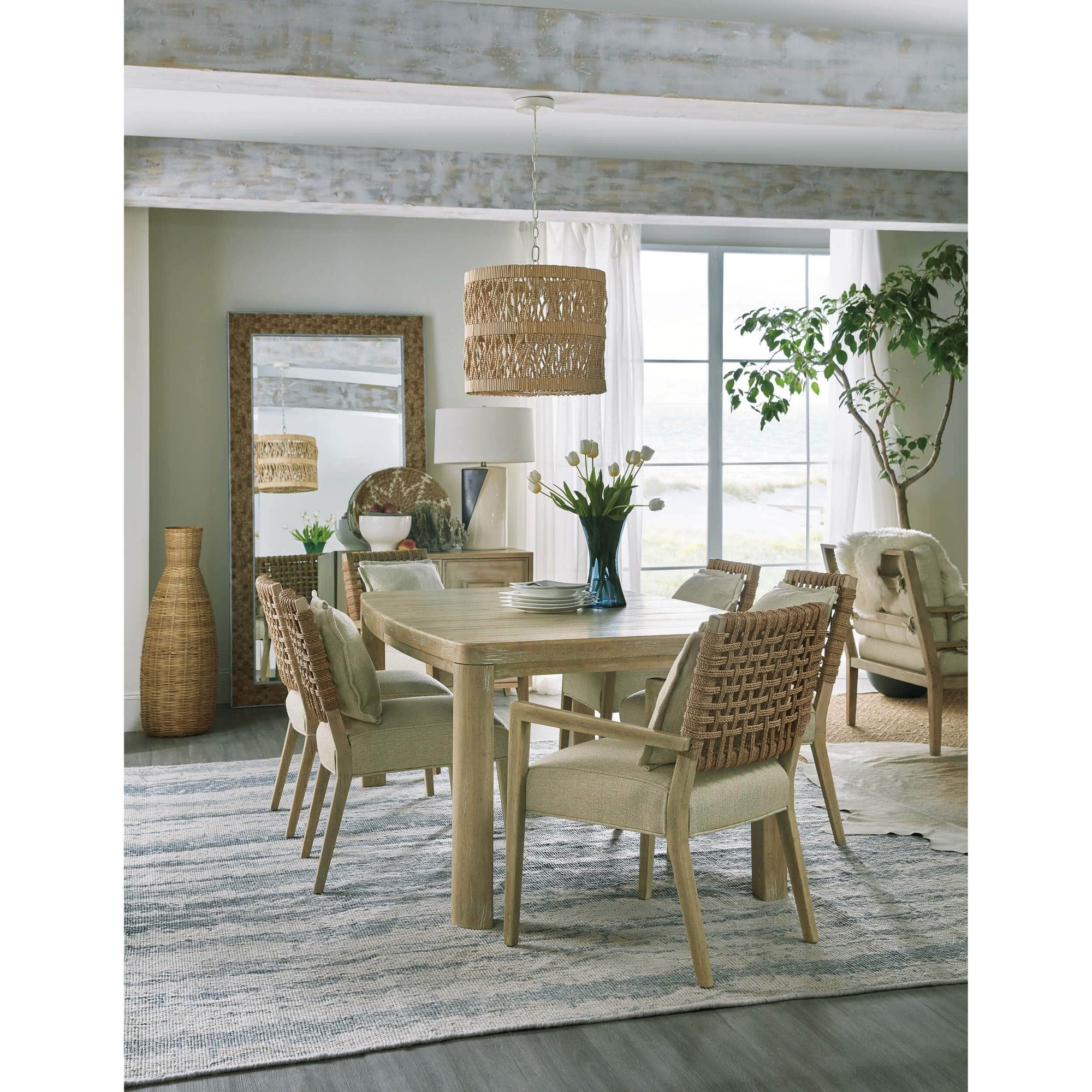 woven dining room chairs