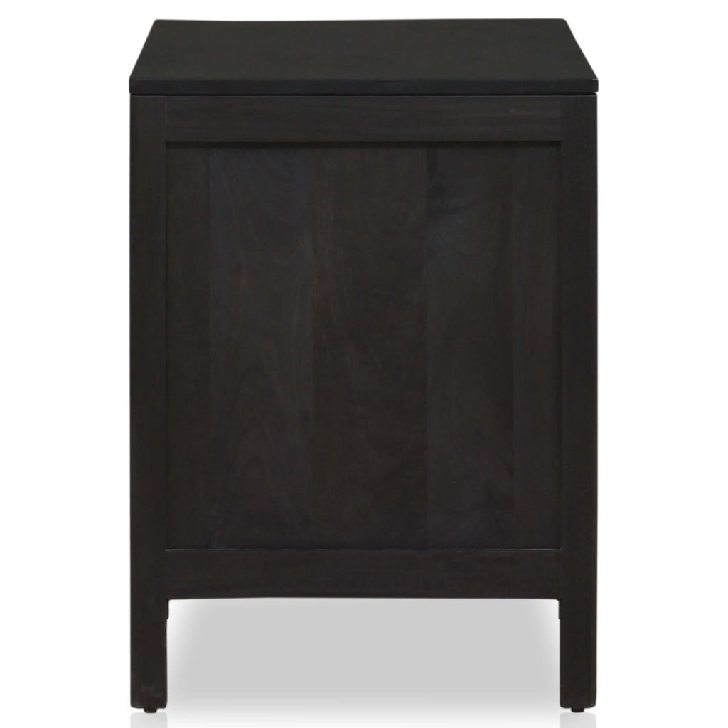 Sydney Large Nightstand, Black Wash High Fashion Home