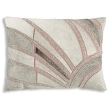 Cloud 9 Theo Lumbar Hide Pillow, Blush