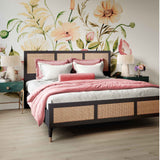 Sierra Bed, Noir-Furniture - Bedroom-High Fashion Home