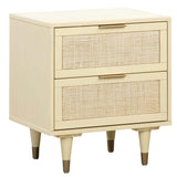 Sierra Nightstand, Buttermilk-Furniture - Bedroom-High Fashion Home