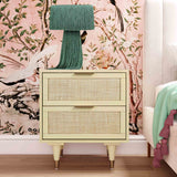 Sierra Nightstand, Buttermilk-Furniture - Bedroom-High Fashion Home