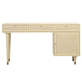 Sierra Desk, Buttermilk-Furniture - Office-High Fashion Home