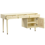 Sierra Desk, Buttermilk-Furniture - Office-High Fashion Home