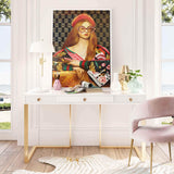 Janie Desk, White - Furniture - Office - High Fashion Home