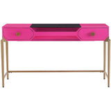 Bajo Desk, Pink - Furniture - Office - High Fashion Home