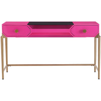 Bajo Desk, Pink - Furniture - Office - High Fashion Home