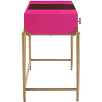Bajo Desk, Pink - Furniture - Office - High Fashion Home
