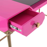 Bajo Desk, Pink - Furniture - Office - High Fashion Home
