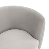 Isabella Velvet Loveseat, Light Grey-Furniture - Sofas-High Fashion Home