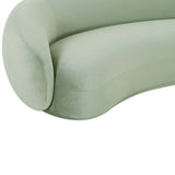 Kendall Velvert Sofa, Moss Green-Furniture - Sofas-High Fashion Home