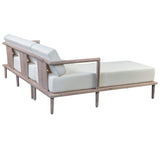Emerson Outdoor Sectional LAF, Cream-Furniture - Sofas-High Fashion Home