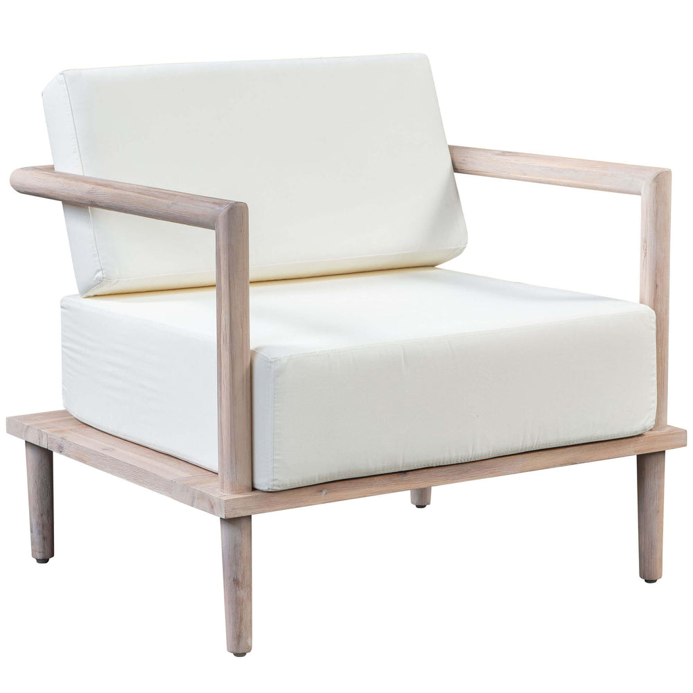 Emerson Outdoor Lounge Chair, Cream-Furniture - Chairs-High Fashion Home