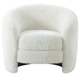 Dakota Armchair, Faux Shearling-Furniture - Chairs-High Fashion Home