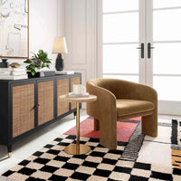 Marla Chair, Cognac-Furniture - Chairs-High Fashion Home
