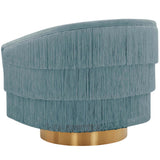 Flapper Swivel Chair, Bluestone-Furniture - Chairs-High Fashion Home